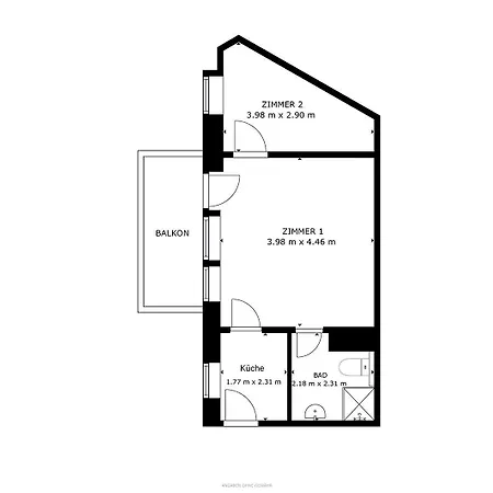 Luna In Toller Lage شقة